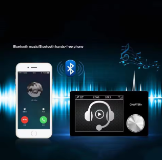DAB محول لراديو السيارة أندرويد 2.8 بوصة البث الرقمي راديو RDS دعم FM الارسال BT الموسيقى MP3 AUX استقبال DAB عدة