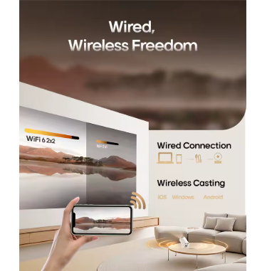 جهاز عرض Magcubic HY300 Pro 4K Android 11 Dual Wifi6 290ANSI Allwinner H713 BT5.0 1080P 1280*720P جهاز عرض خارجي للسينما المنزلية