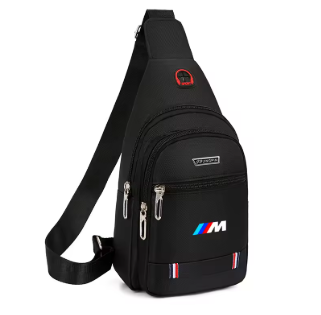شعار سيارة الرجال حقيبة صدر للرجال حقائب الخصر حقيبة حقيبة كروسبودي سماعة كابل لسيارات BMW M X1 X2 X3 X4 X5 X6 X7 G20 G30 6GT E46 F31 F40