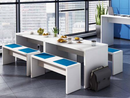 Table de collectivité + bancs