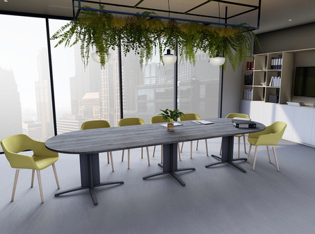 Table de réunion ovale CORE