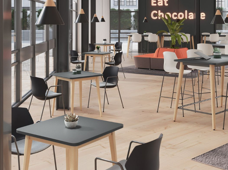 Table de collectivité pieds bois