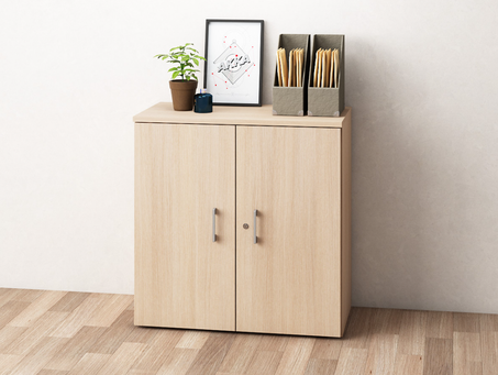 Armoire basse portes battantes