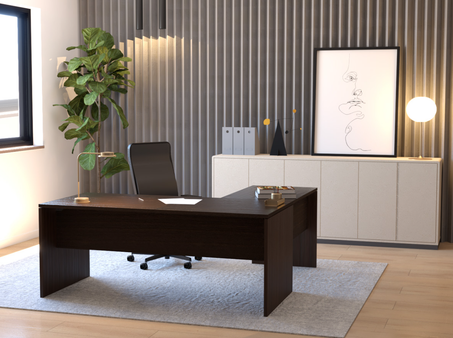 Bureau de direction avec retour