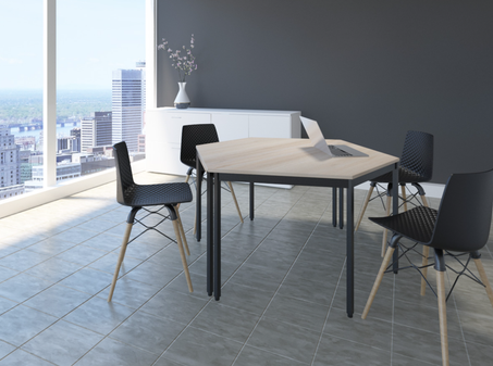 Configuration table de collectivité trapèze