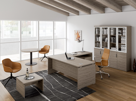 Bureau individuel avec retour