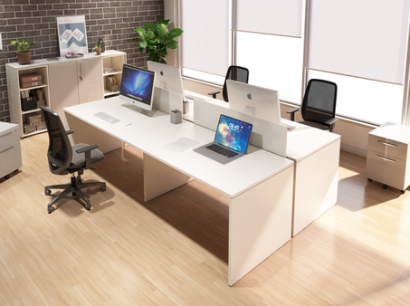 Bureau bench 4 personnes