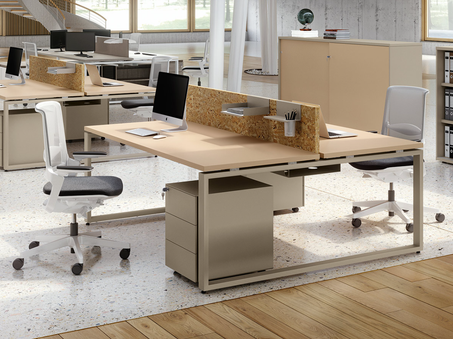 Bureau bench 2 personnes