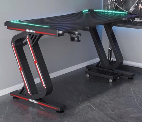 LED  مكتب ألعاب مع إضاءة