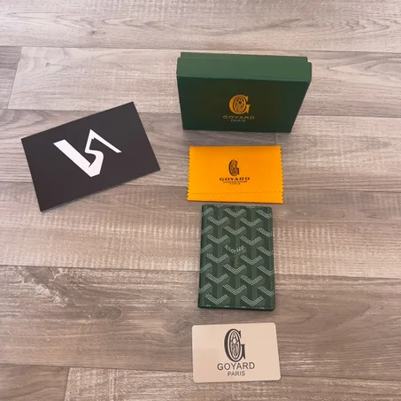 goyard saint marc card wallet -vert