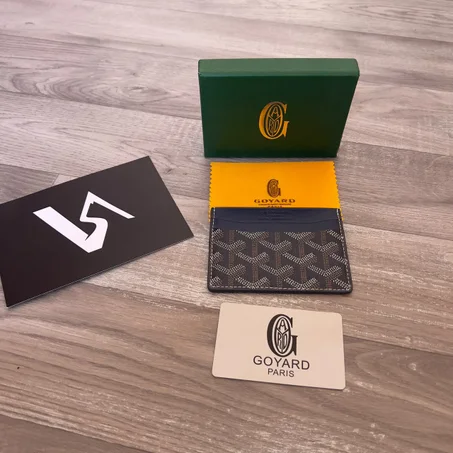 Goyard Pre-Owned porte-cartes-bleu