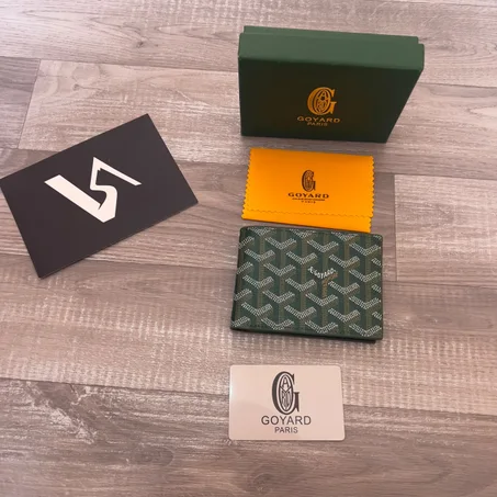Goyard  Portefeuille Bifold Goyardine Vert