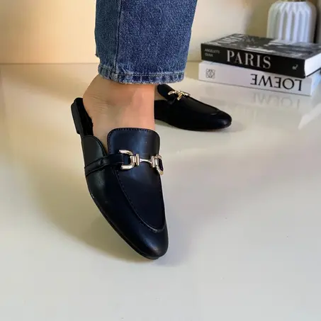 Mules en Cuir