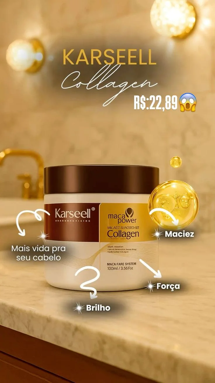 Karseell Collagen Tratamento Capilar 500g