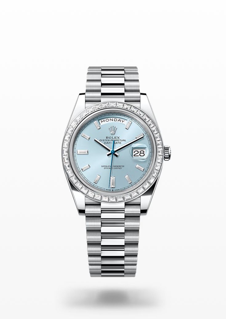 Relógio Rolex Day-Date 40: platina