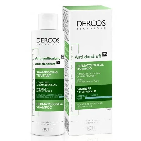 Vichy Dercos Technique Anti-dandruff Purifying Shampoo For Normal To Oily Hair