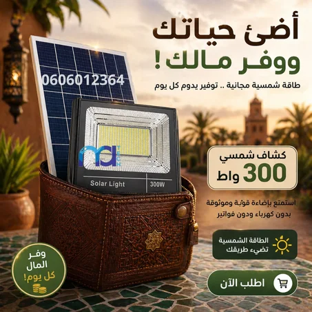 كشـاف شمســي 300 w