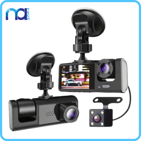 كاميرا السيارة ثلاثية العدسات