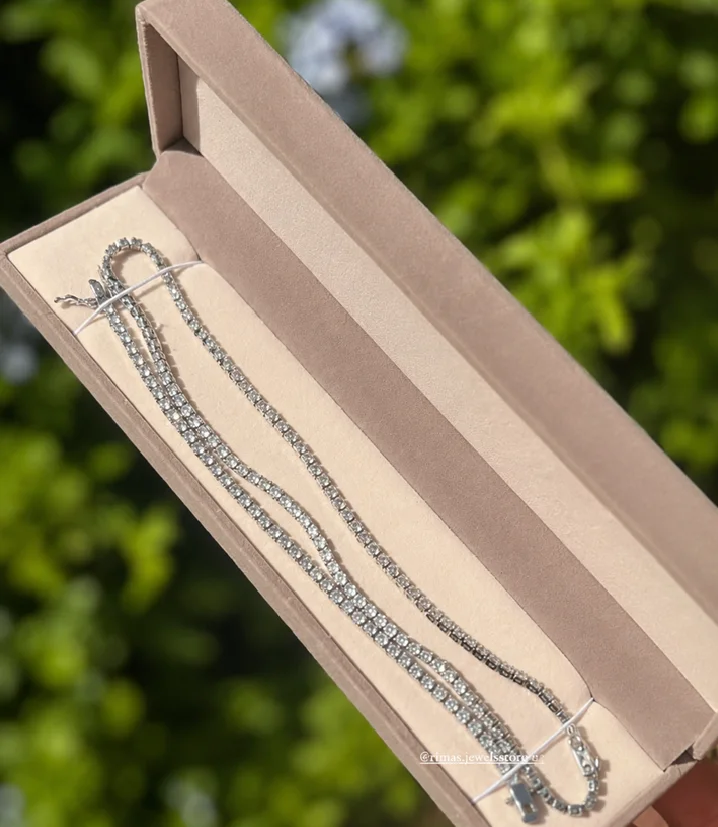 Ensemble riviere (collier gourmette)