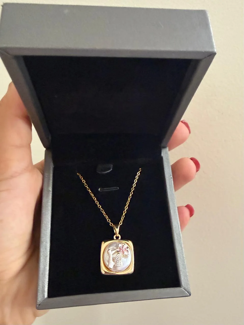Collier Pendentif Nacré