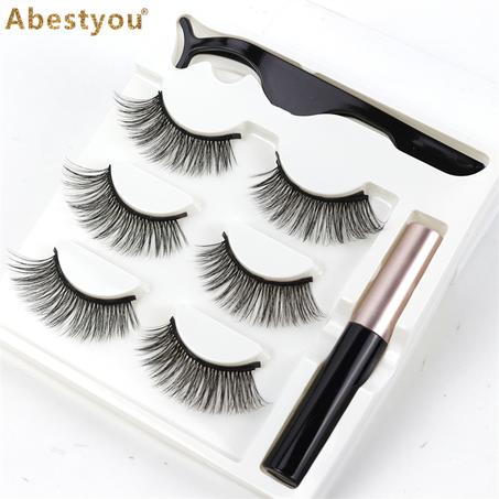 رموش صناعية مختلطة مغناطيسية