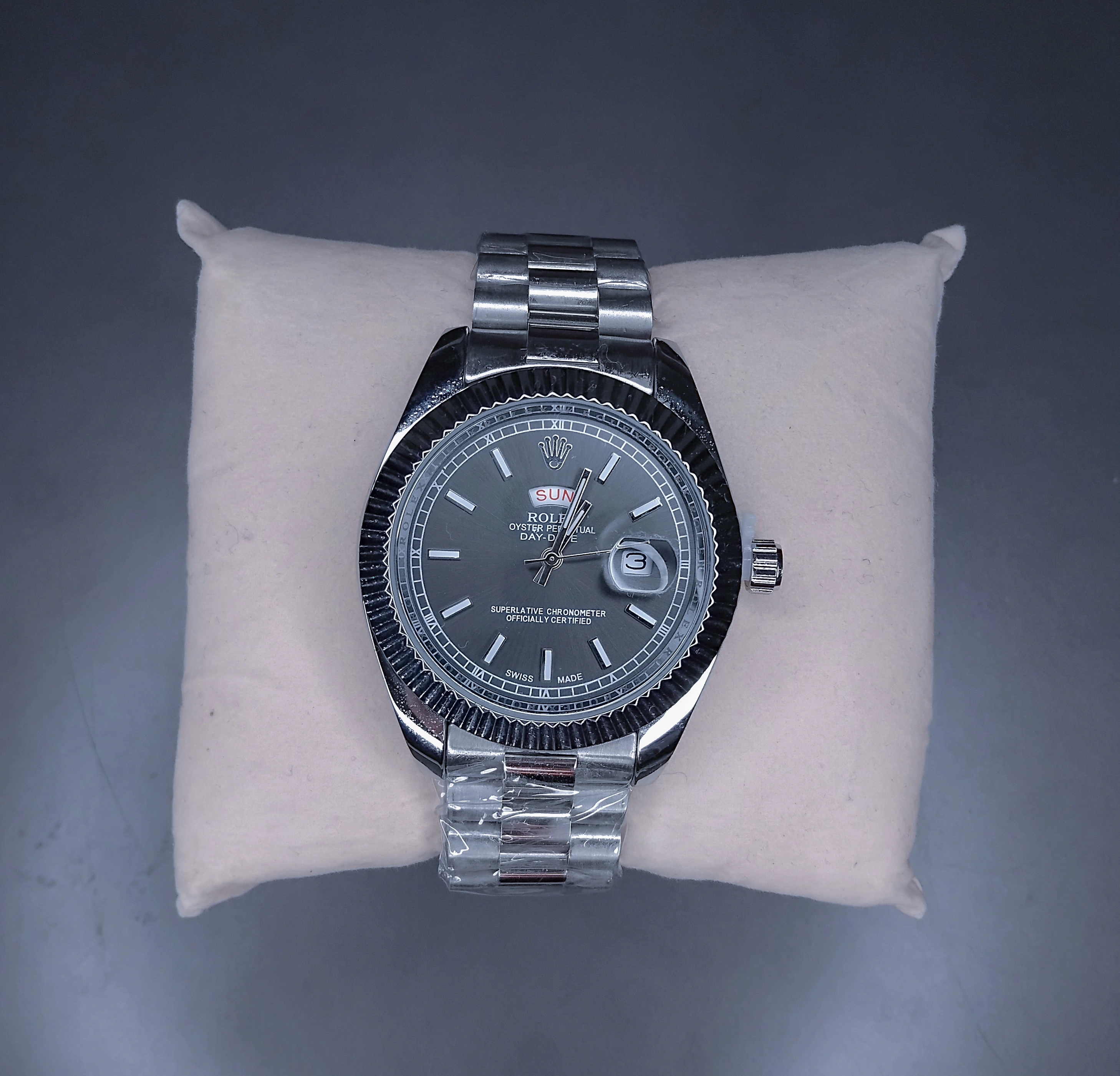 Montre ROLEX de luxe noir pour homme