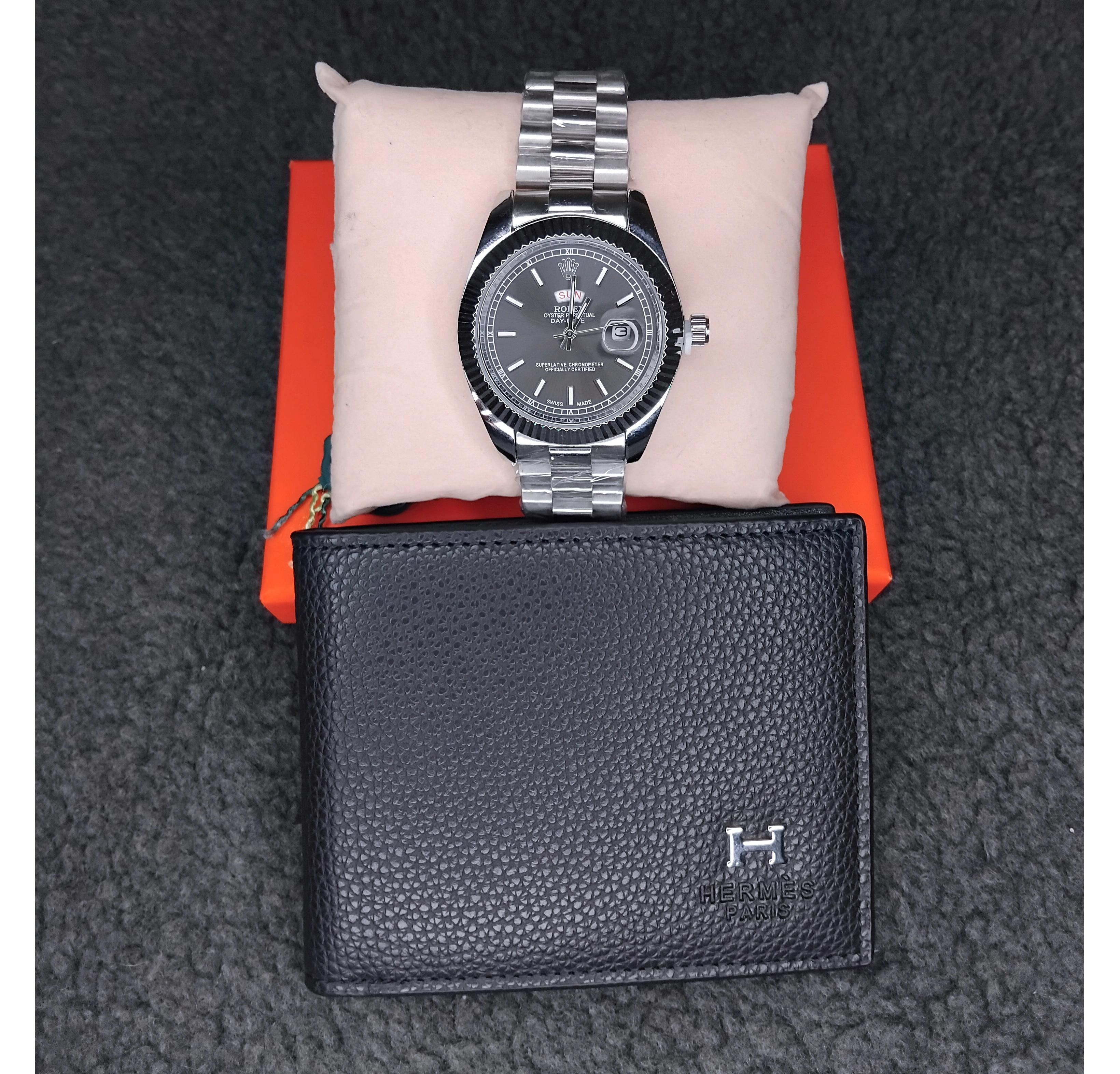 Pack Hermes & Rolex pour homme