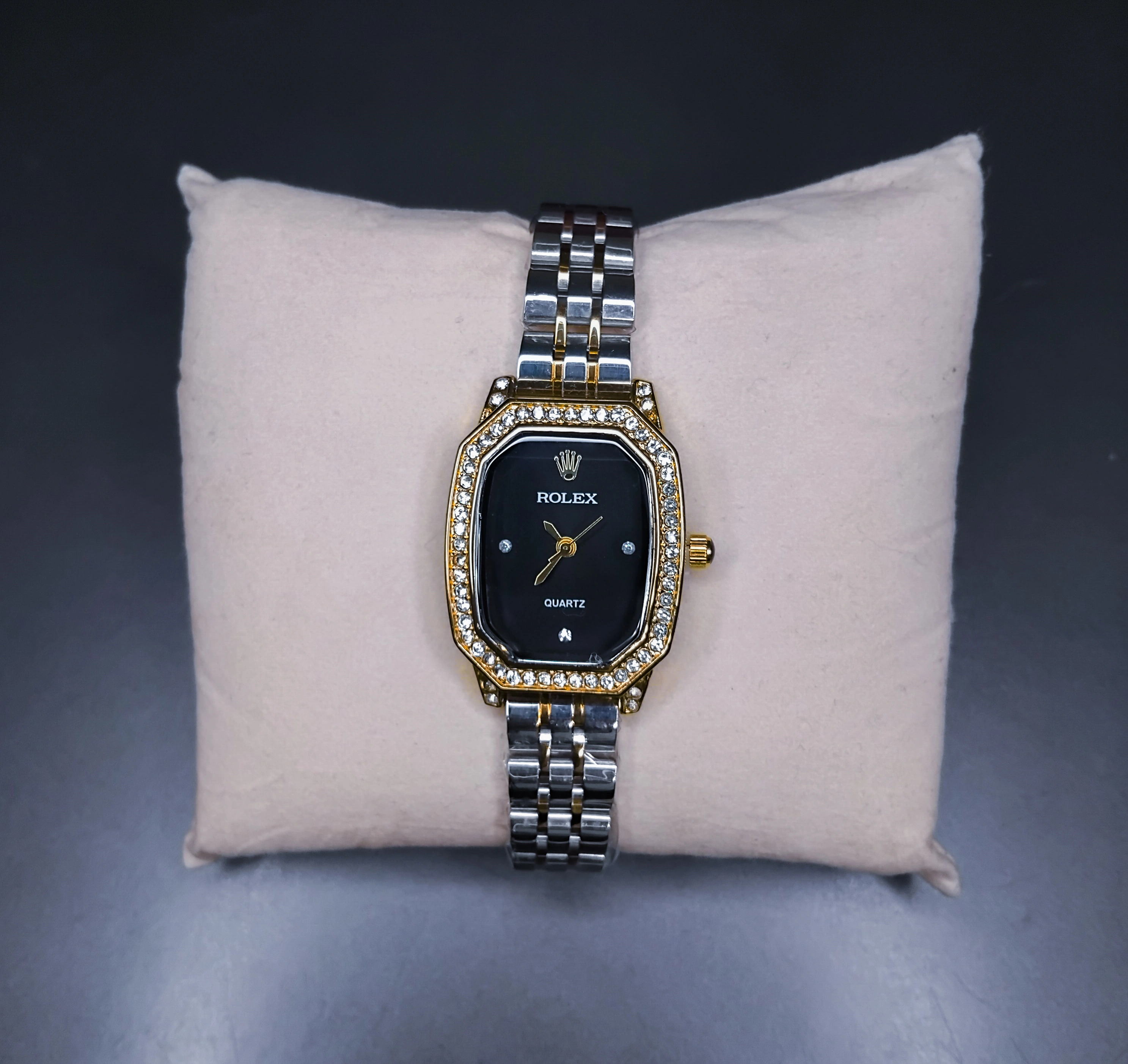 Montre ROLEX Noir Pour Femme