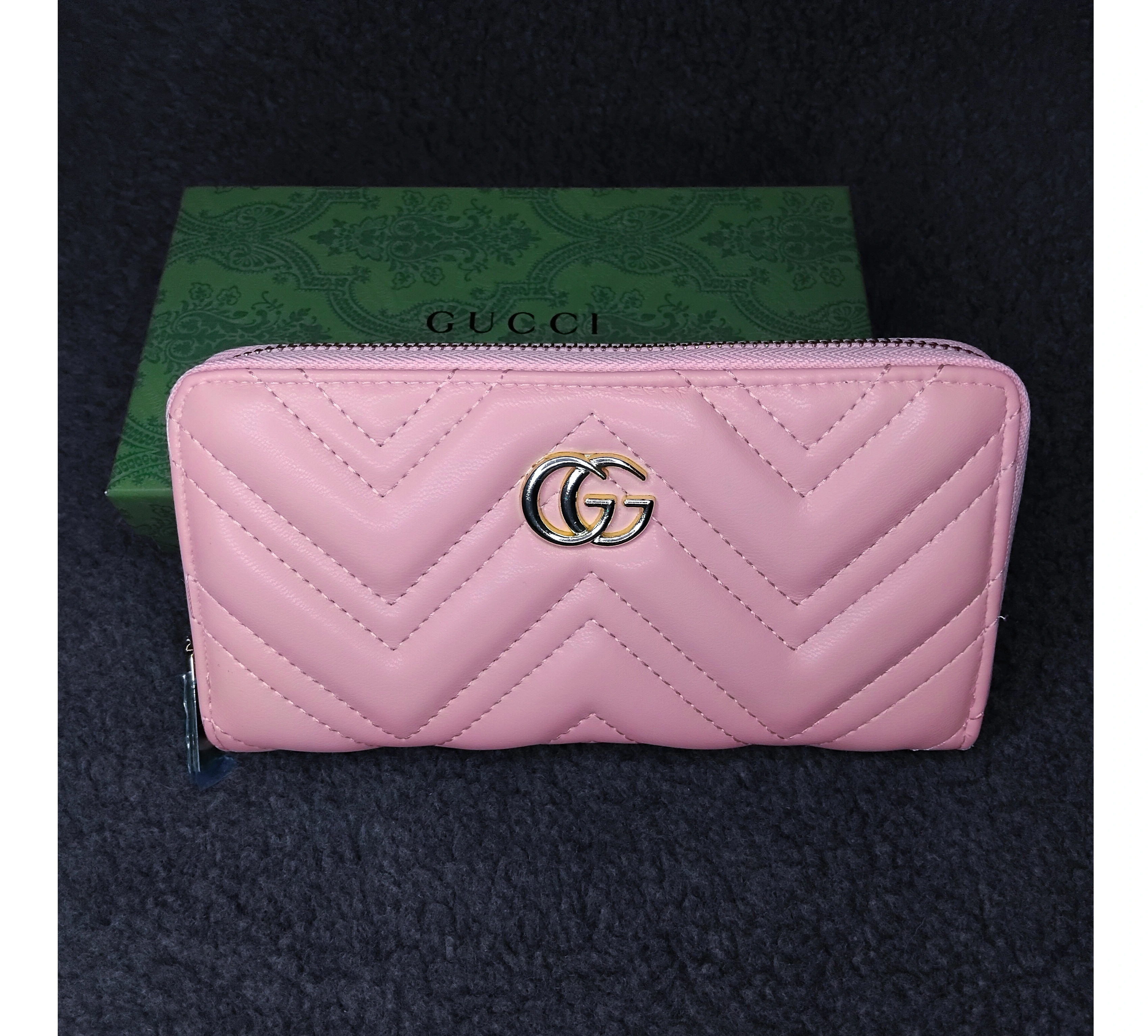 Portefeuille GUCCI rose pour femmes