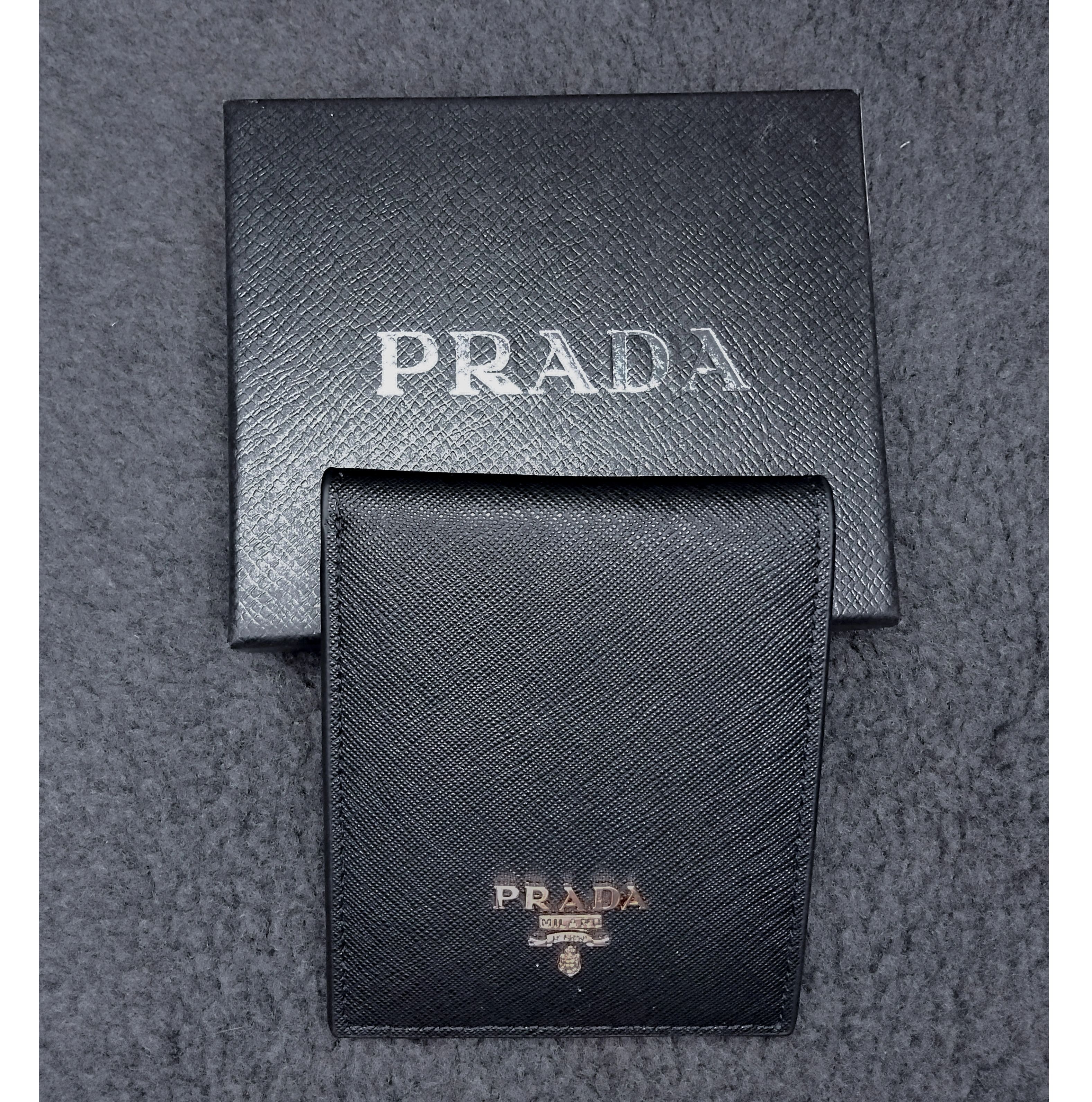 Portefeuille PRADA noir pour homme