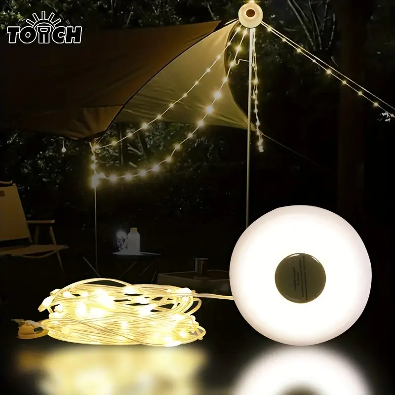 Guirlande Lumineuse Solaire & USB : L'Éclairage Idéal pour le Camping !