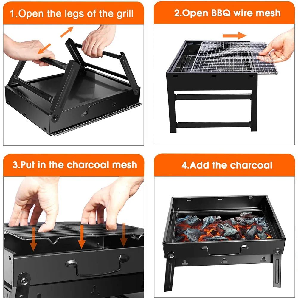 Barbecue Pliable Portable