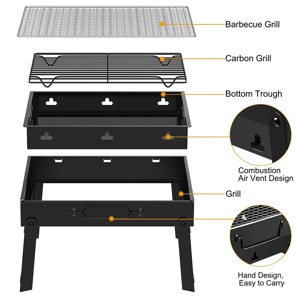 Barbecue Pliable Portable