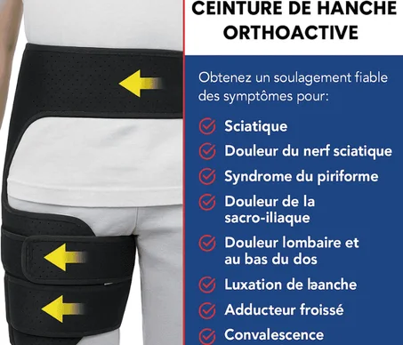 Ceinture de soutien de la hanche soulagement douleur