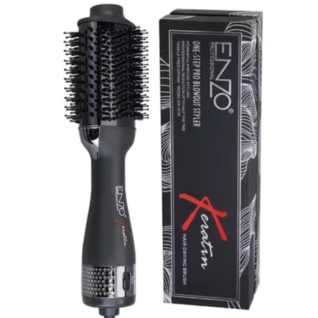 فرشاة شعر حرارية (2 فـ 1) كتسرّح وكتنشف فـ نفس الوقت