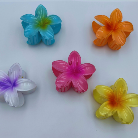 مشبك فتيات على شكل وردة