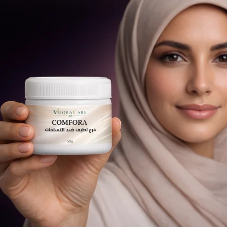 كريم الحكة والتسلخات بين الفخذين – تهدئة فورية وحماية يومية للبشرة الحساسة Comfora