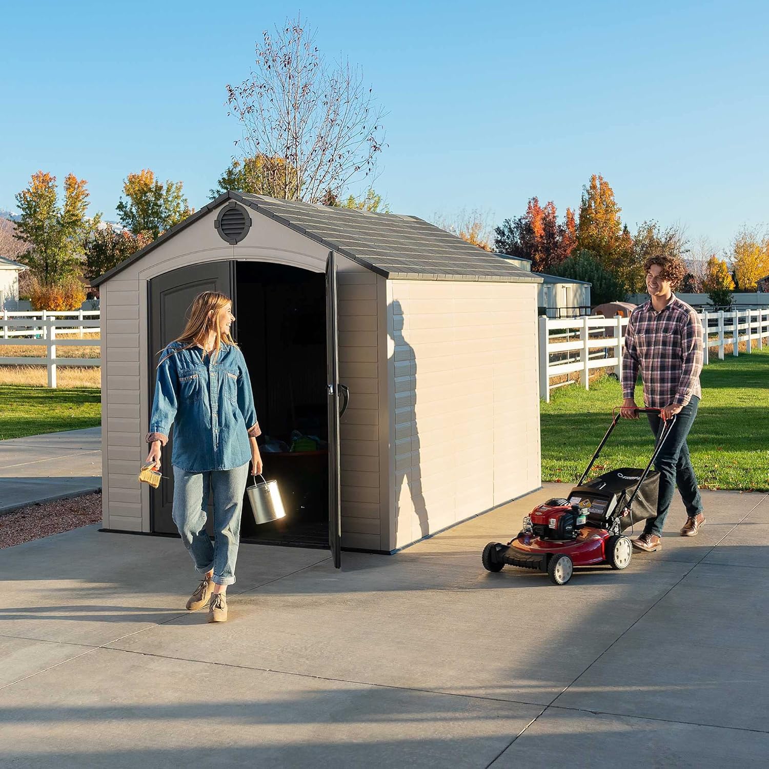 Lifetime Outdoor Storage Shed, 8 x 10 Feet