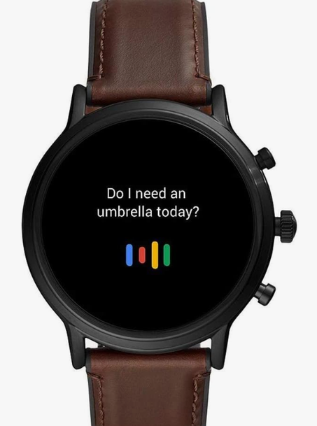 ساعة ذا كارليل اتش ار الذكية الرقمية للرجال بمينا بالوان متعددة وسوار جلدي من فوسيل - FTW4026 (copy)