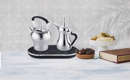 مجموعة تخمير القهوة والشاي ذات الوعاء المزدوج من  AA89 LePresso