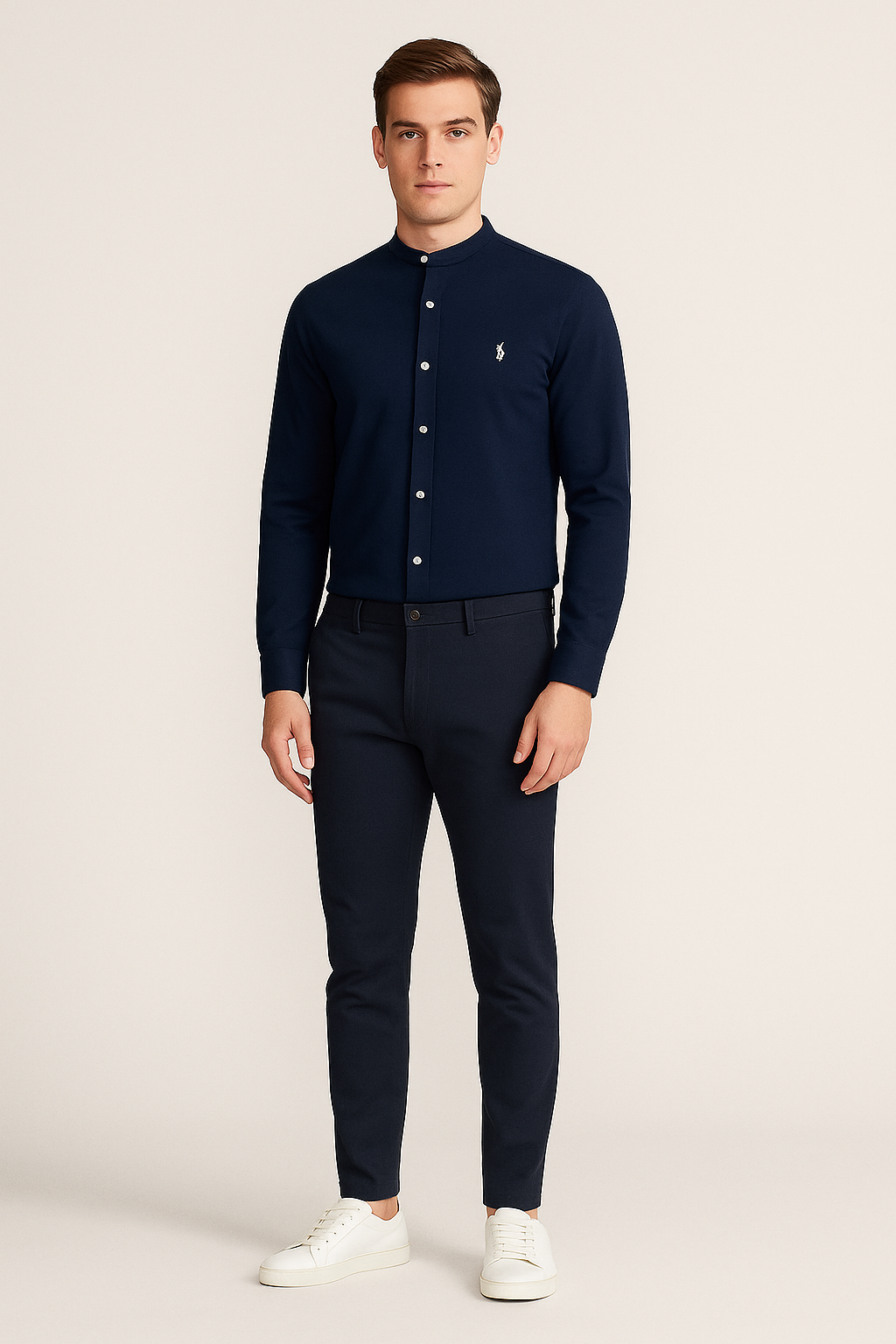ralph lauren shirt navy blue