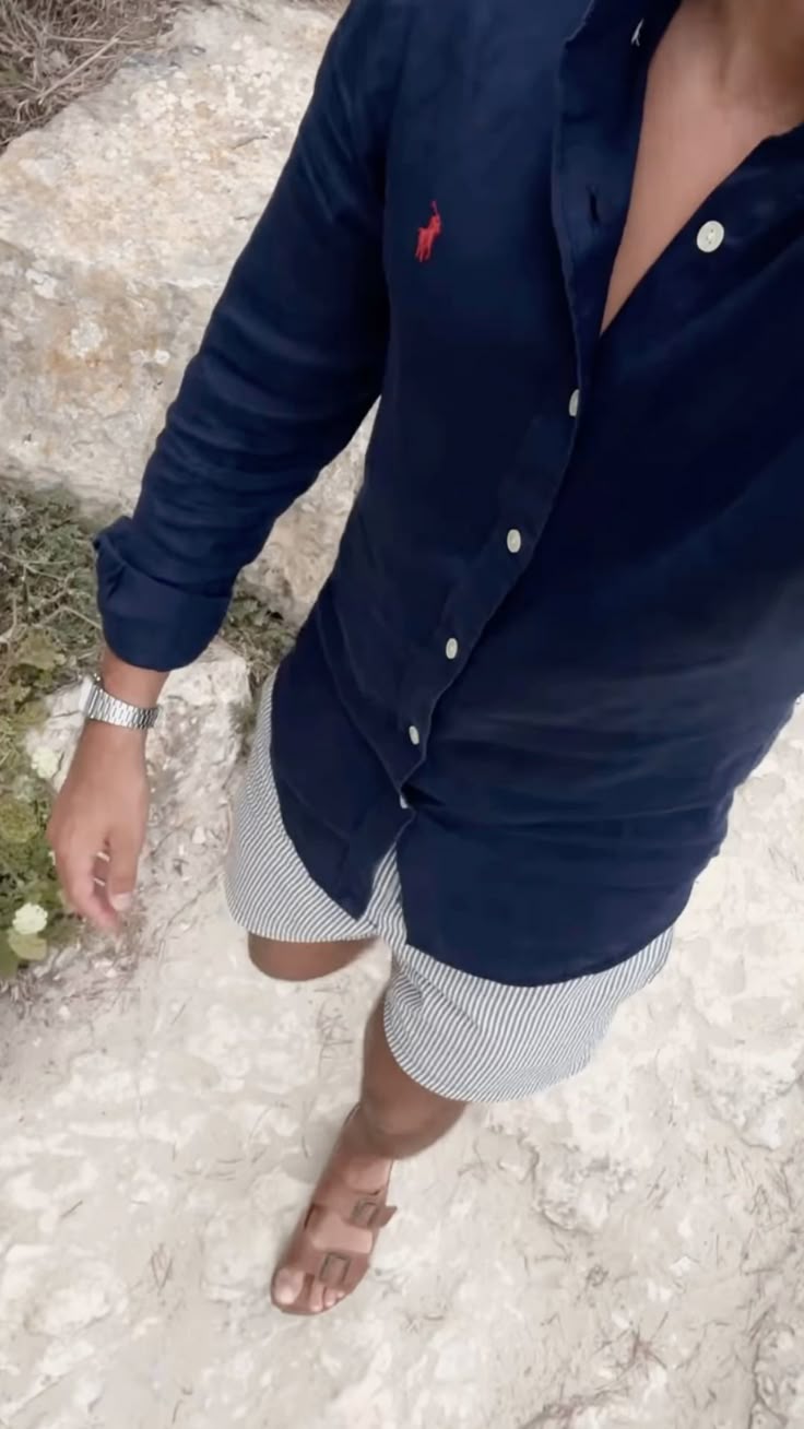 ralph lauren shirt navy blue