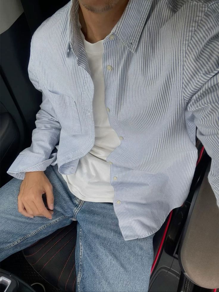 Chemise rayée clair ralph lauren