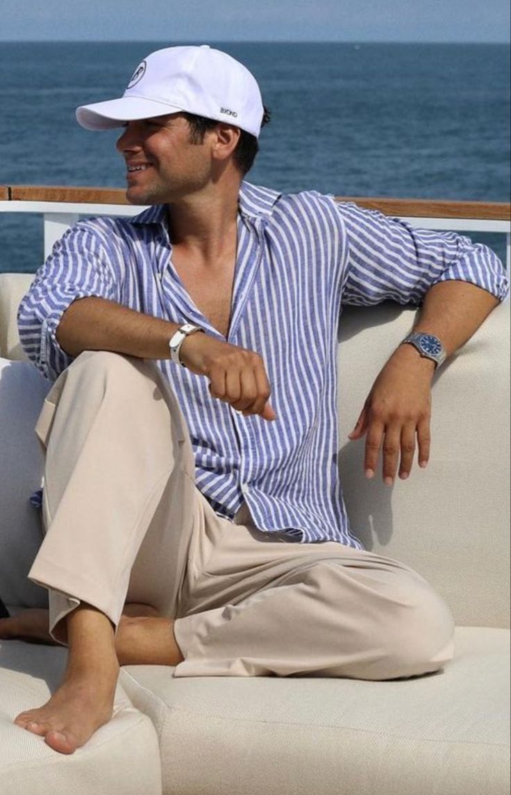 Chemise rayée foncé ralph lauren