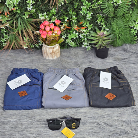 3 سروال نصف الساق + نظارات