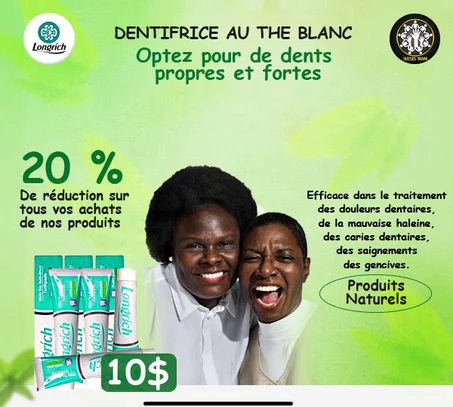 Dentifrice au thé blanc LONGRICH