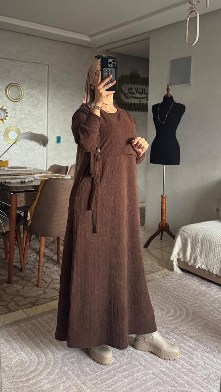 فستان شتوي انيق ومريح- كسوة