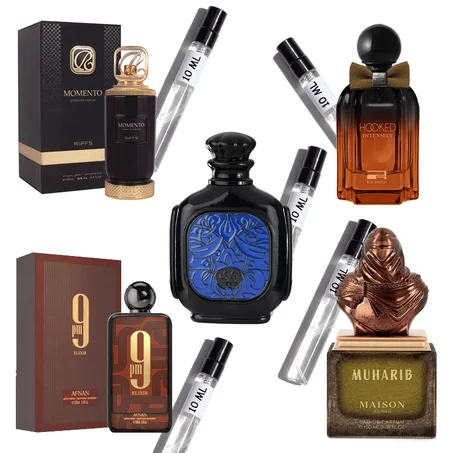 Pack 5 Decantes De 10 ML