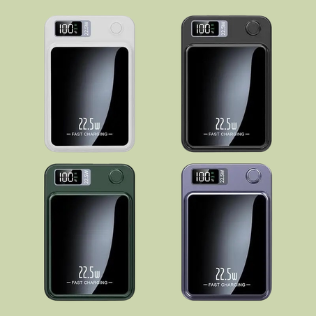 شاحن سلكي ولاسلكي باور بانك 10000 مللي أمبير 20 واط