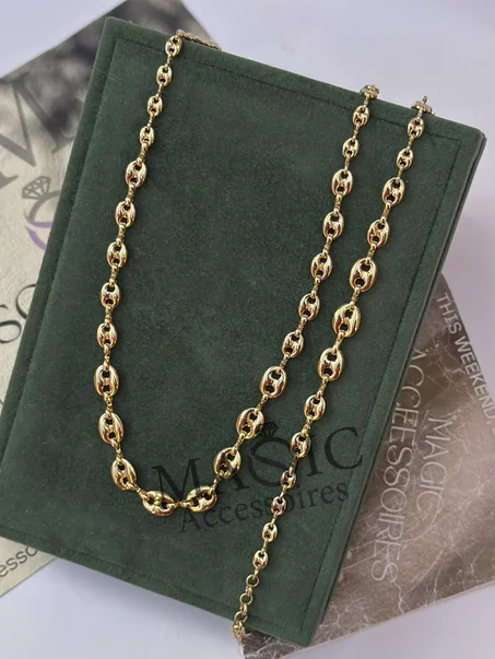 Collier + gourmet  inoxydable